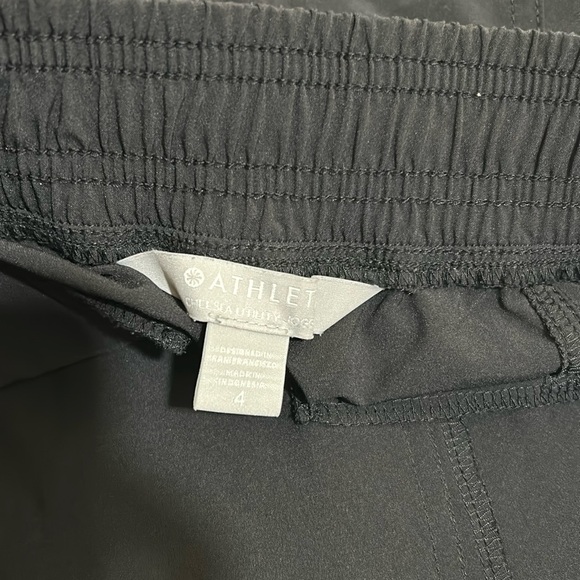 ATHLETA WOMENS CHELSEA UTILITY JOGGER CARGO BLACK Sz 4 - Picture 4 of 8